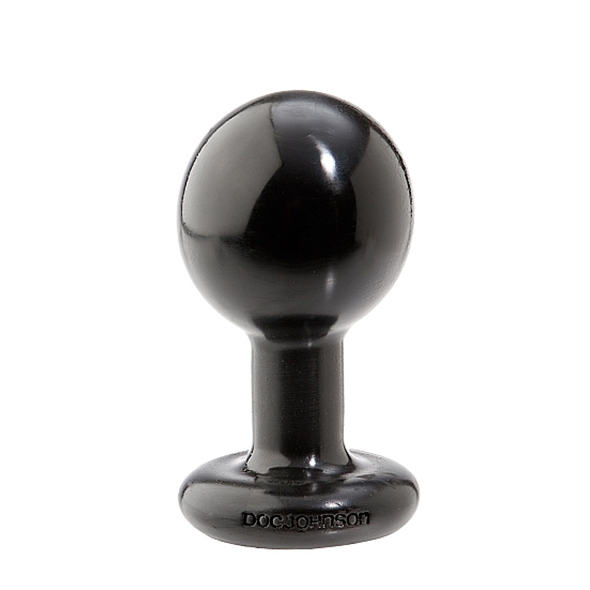 Round Butt Plug Medium Black - Desireshop.nl - Alkmaar