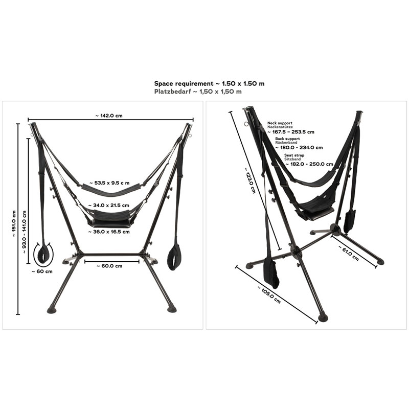 Seksschommel met standaard - Desireshop.nl