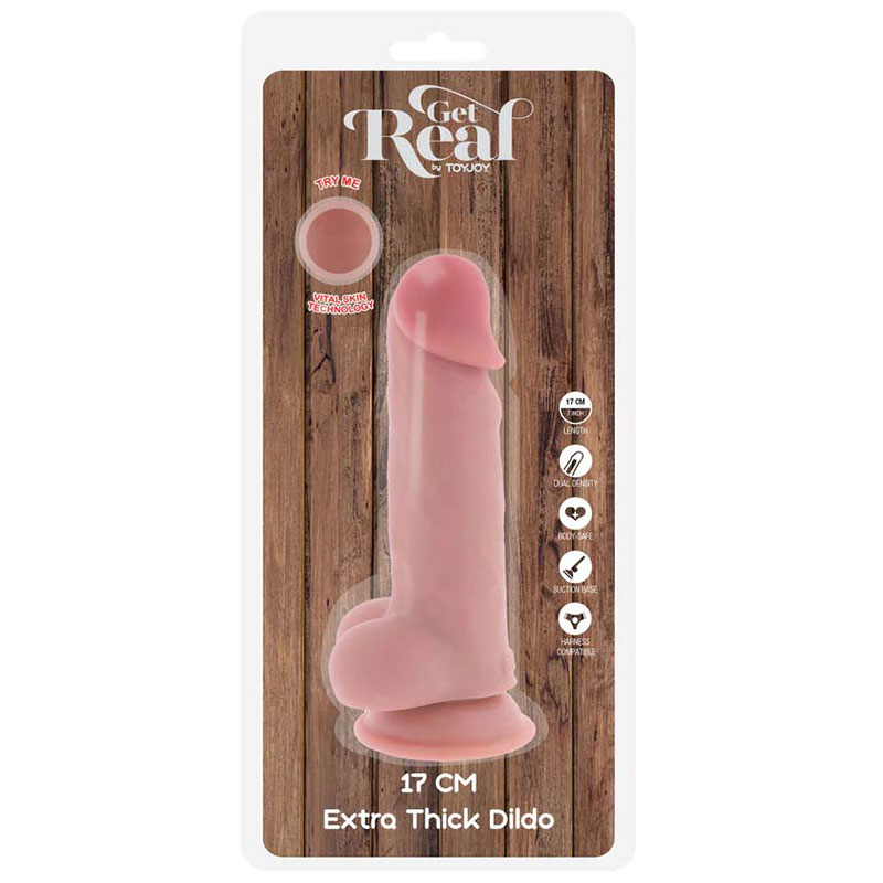 Deluxe Dual Density Thick Dildo 17 cm - Desireshop.nl