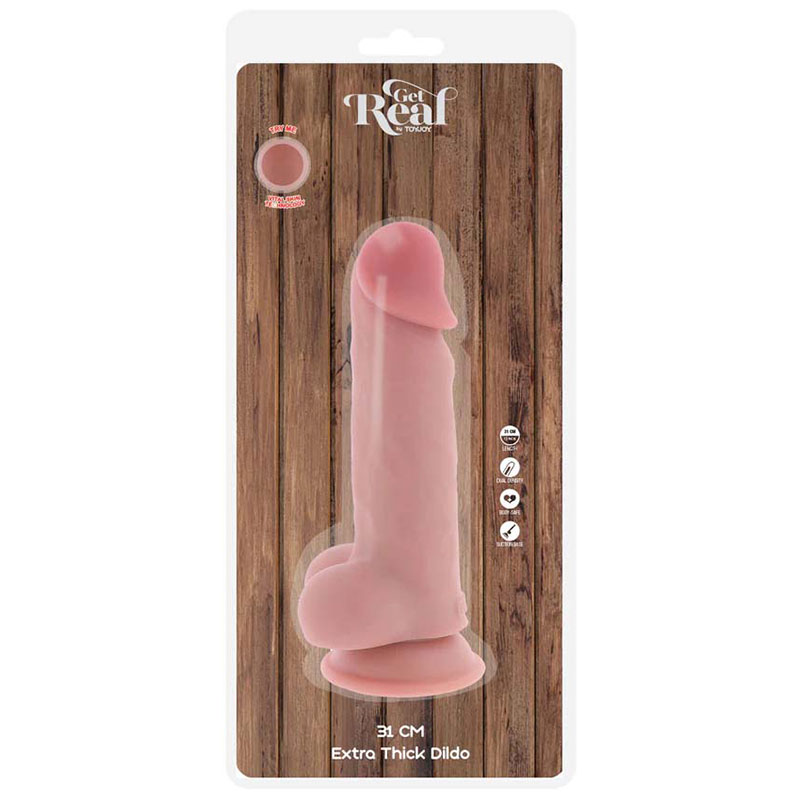 Deluxe Dual Density Thick Dildo 31 cm - Desireshop.nl