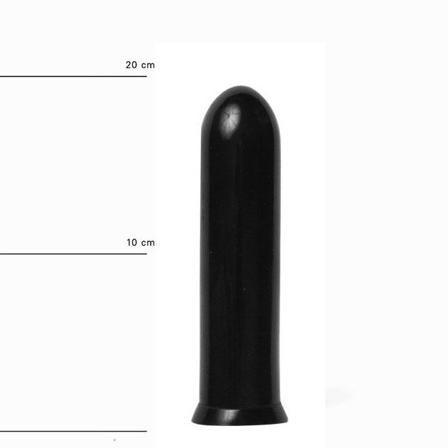 All Black Dildo AB08 - Afbeelding 2