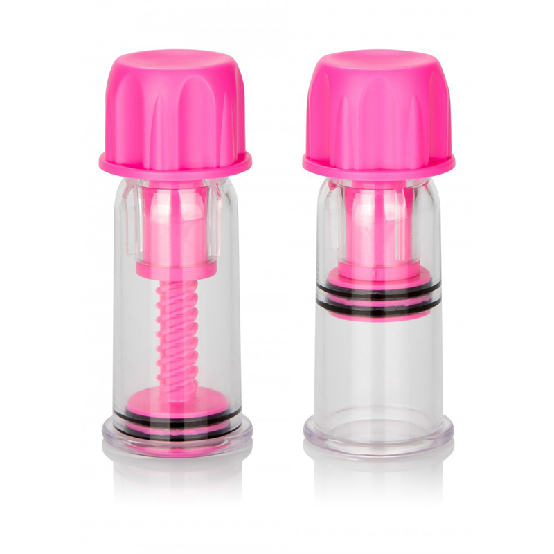 Nipple Play Vacuum Twist Suckers pink - Desireshop.nl