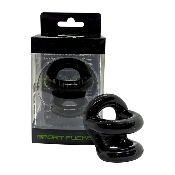 Sport Fucker Fucker Ring Black - Desireshop.nl