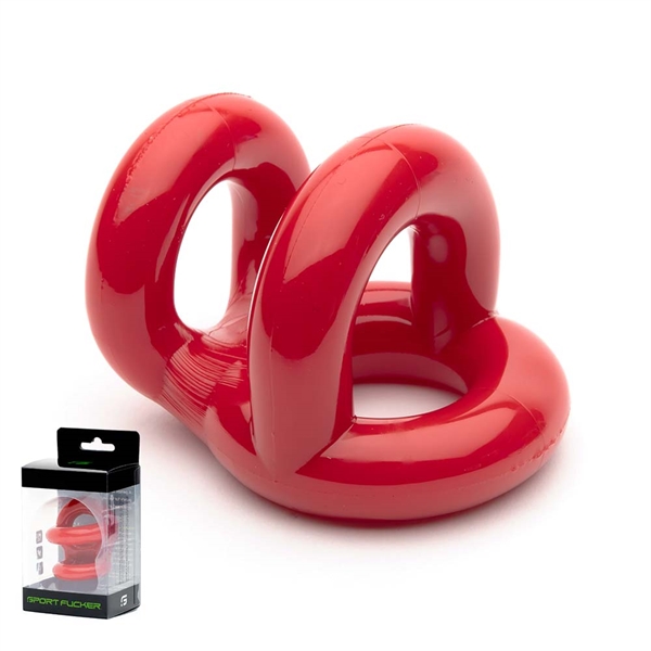 Sport Fucker Fucker Ring Red - Desireshop.nl