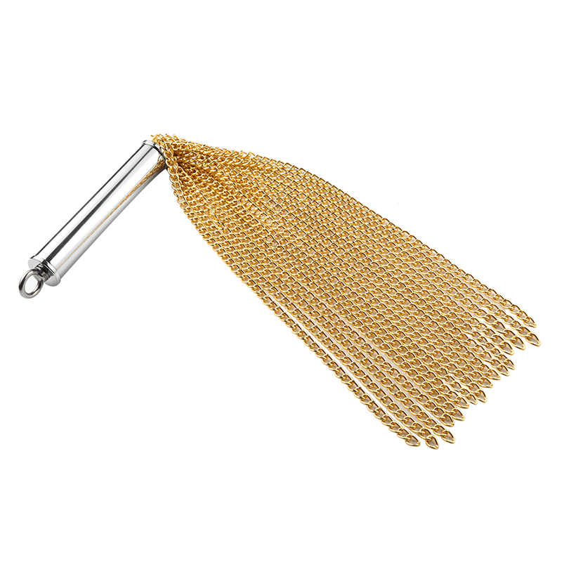 Kettingzweep met ingebouwde plug Gold - Desireshop.nl