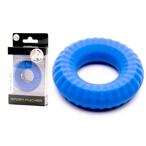 Liquid Silicone Nitro Ring blue - Desireshop.nl