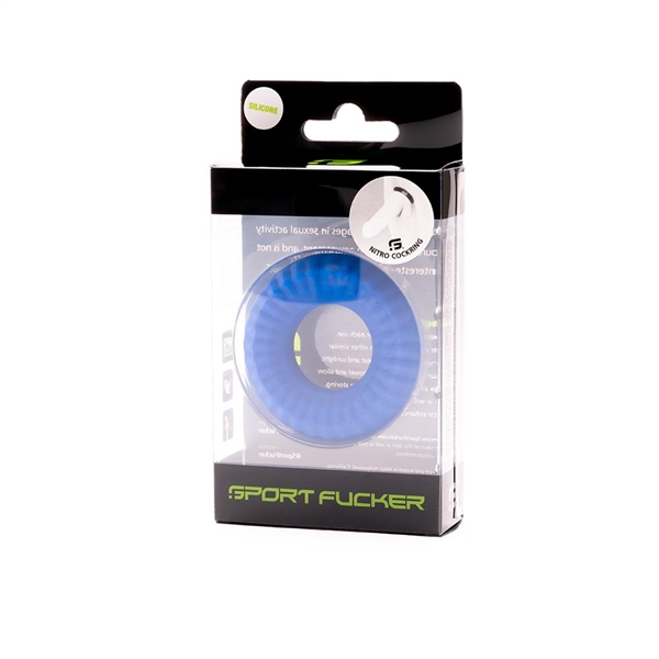Liquid Silicone Nitro Ring blue - Desireshop.nl