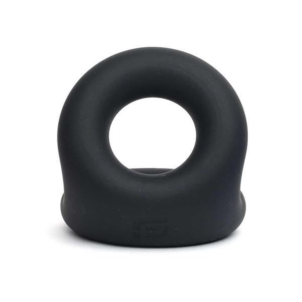 Liquid Silicone Rugby Ring Black - Desireshop.nl