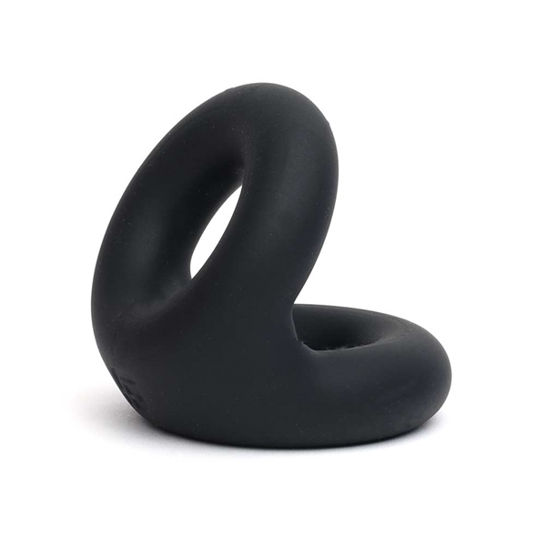 Liquid Silicone Rugby Ring Black - Desireshop.nl