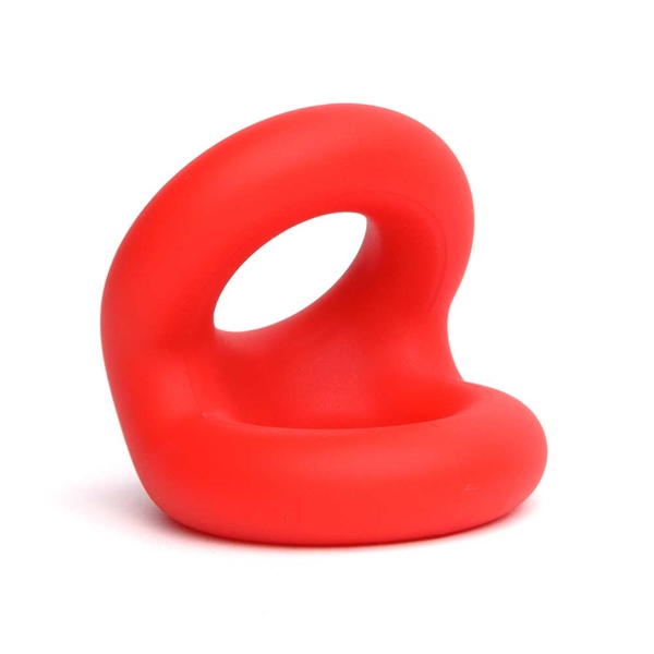 Liquid Silicone Rugby Ring Red - Desireshop.nl