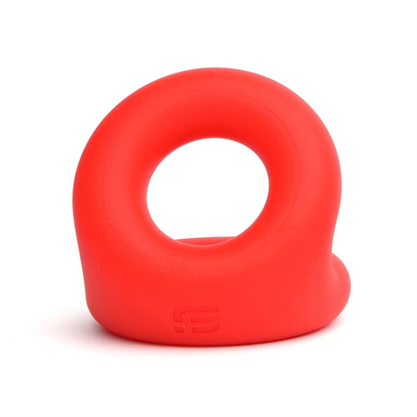 Liquid Silicone Rugby Ring Red - Desireshop.nl