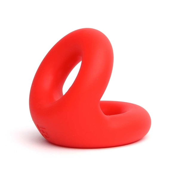 Liquid Silicone Rugby Ring Red - Desireshop.nl