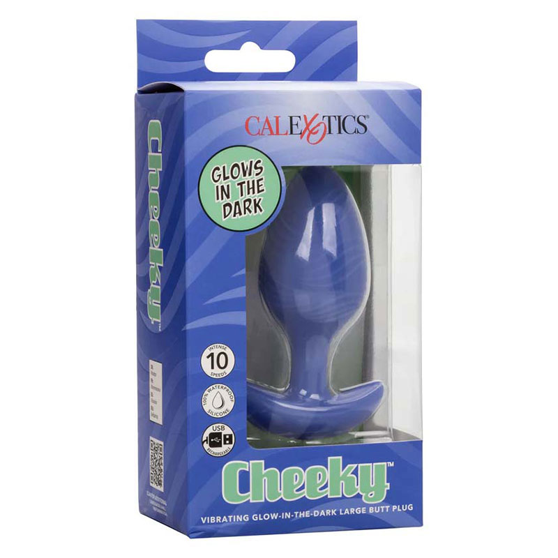 Cheeky Glow Vibrating Plug L - Desireshop.nl