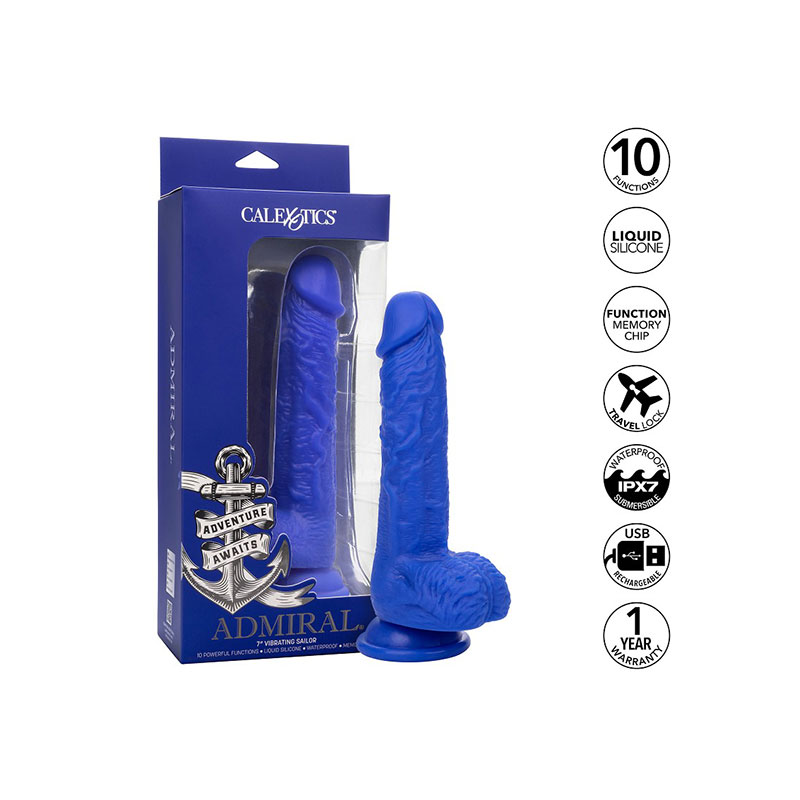 CalExotics - Admiral 7” Vibrating Sailor - Afbeelding 5