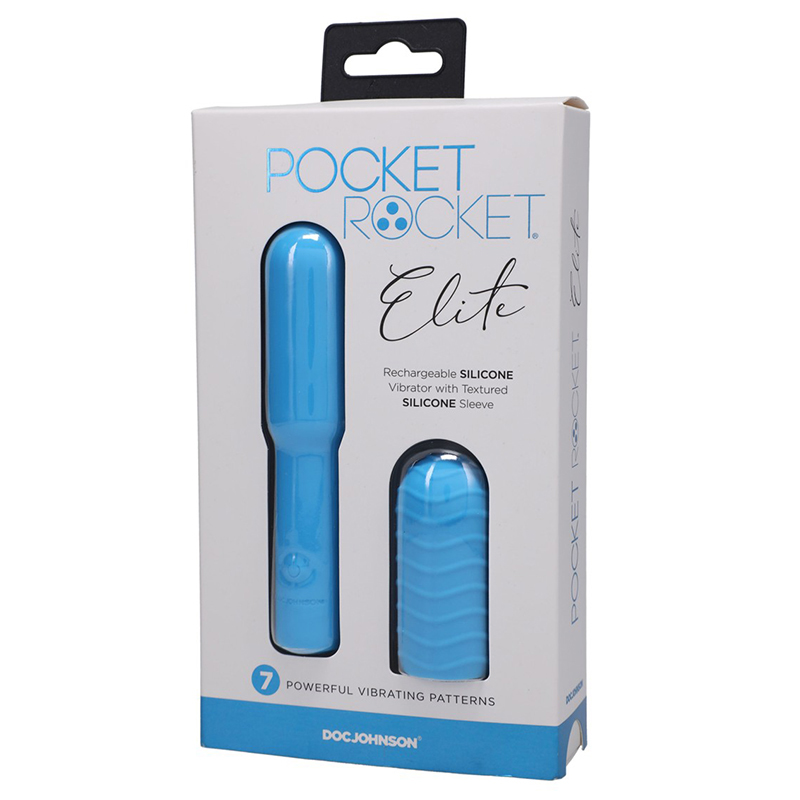 Doc Johnson - Pocket Rocket Elite Blue - Afbeelding 2