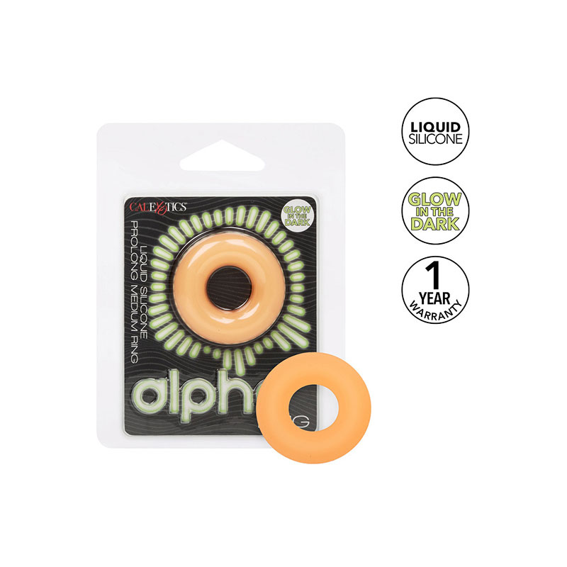 CalExotics - Alpha Glow In The Dark Liquid Silicone Ring - Desireshop.nl