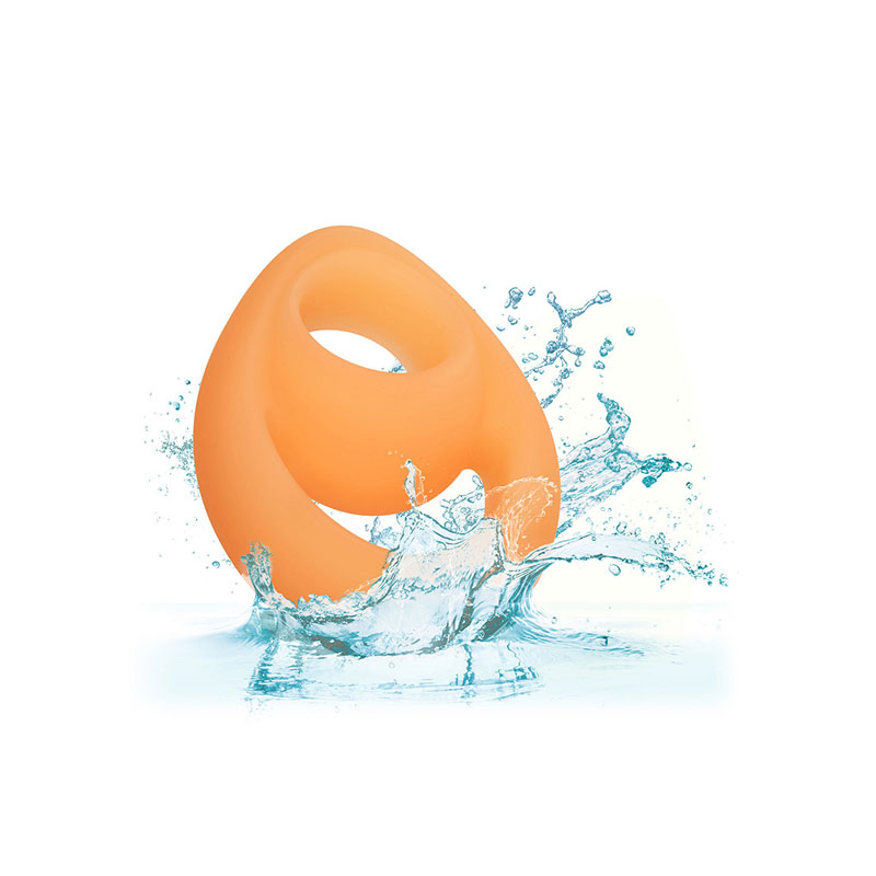 CalExotics - Alpha Glow In The Dark Liquid Silicone Teardrop Ring - Desireshop.nl