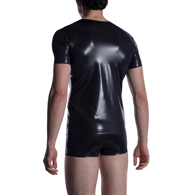 Manstore - M2004 V-Neck Tee reg Zwart - Afbeelding 2