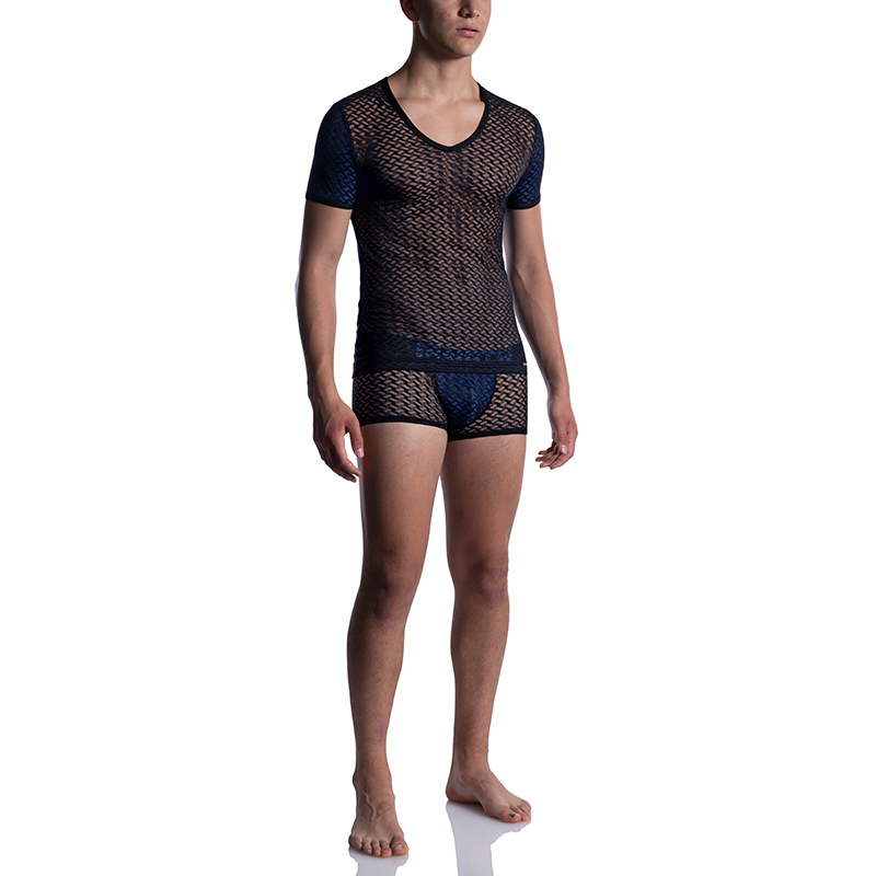 M2053 V-Neck Tee Low - Desireshop.nl