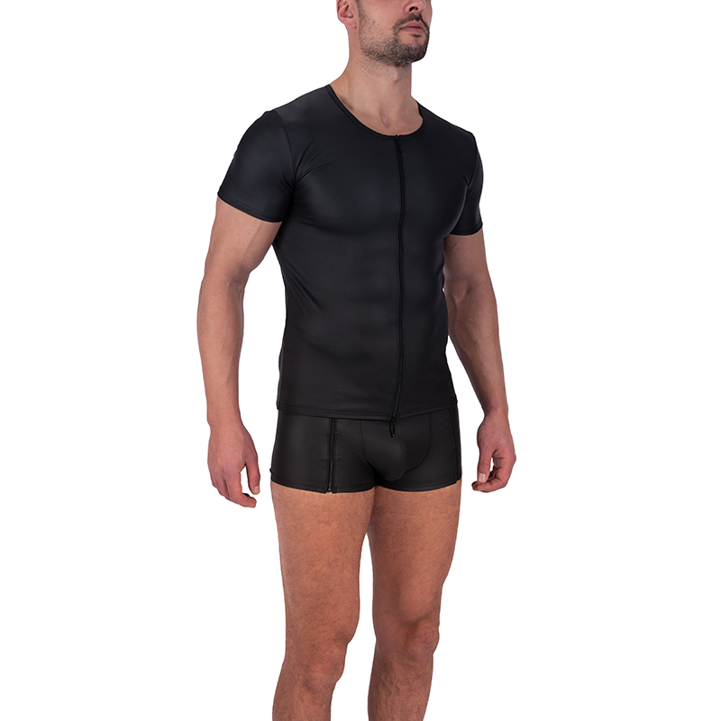 Manstore - M2326 Zipped Shirt - Desireshop.nl