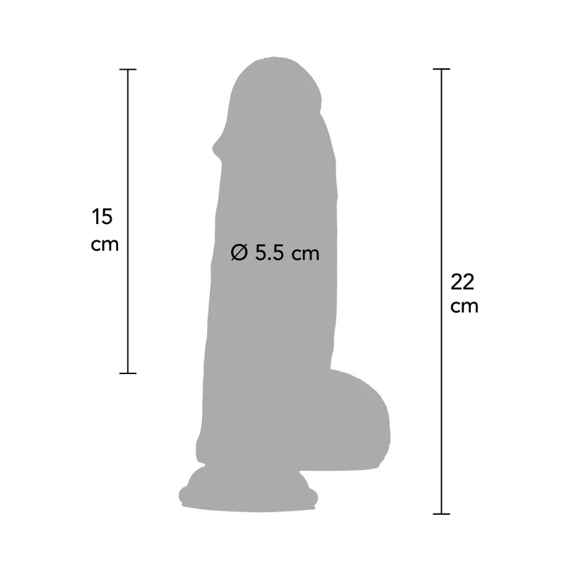 Hidden Desire - Realistische Siliconen Dildo van 20 cm - Desireshop.nl