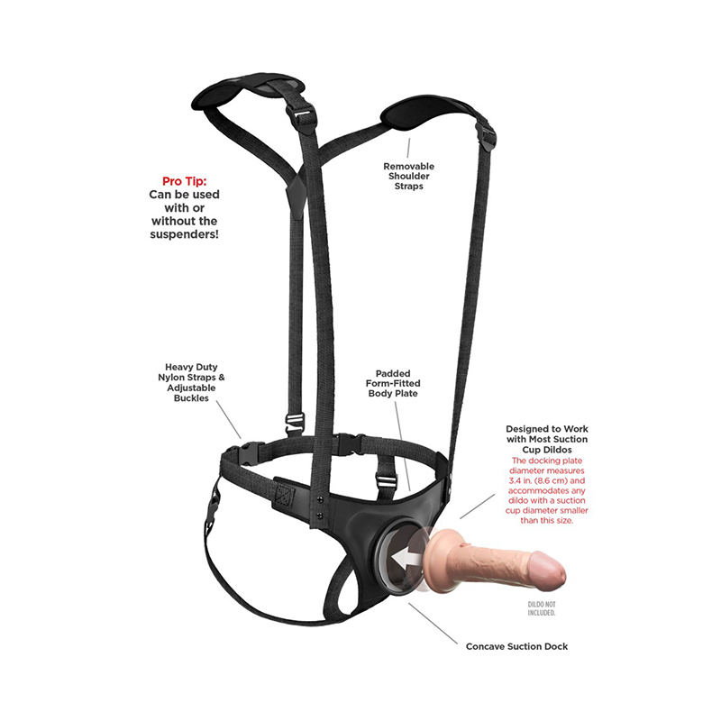 Body Dock Suspender Voorbinddildo - Afbeelding 2