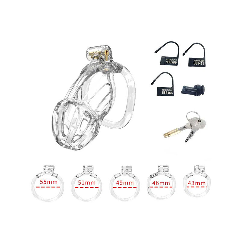 P-Cage PC08 - Peniskooi Maat M - Transparant - Desireshop.nl