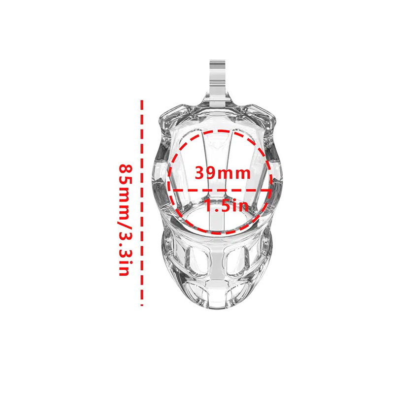 P-Cage PC08 - Peniskooi Maat M - Transparant - Desireshop.nl