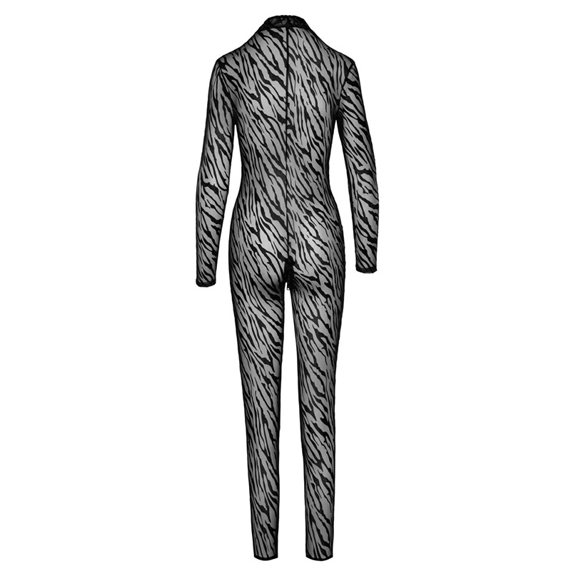 Noir Handmade – Catsuit met safari print - Afbeelding 6