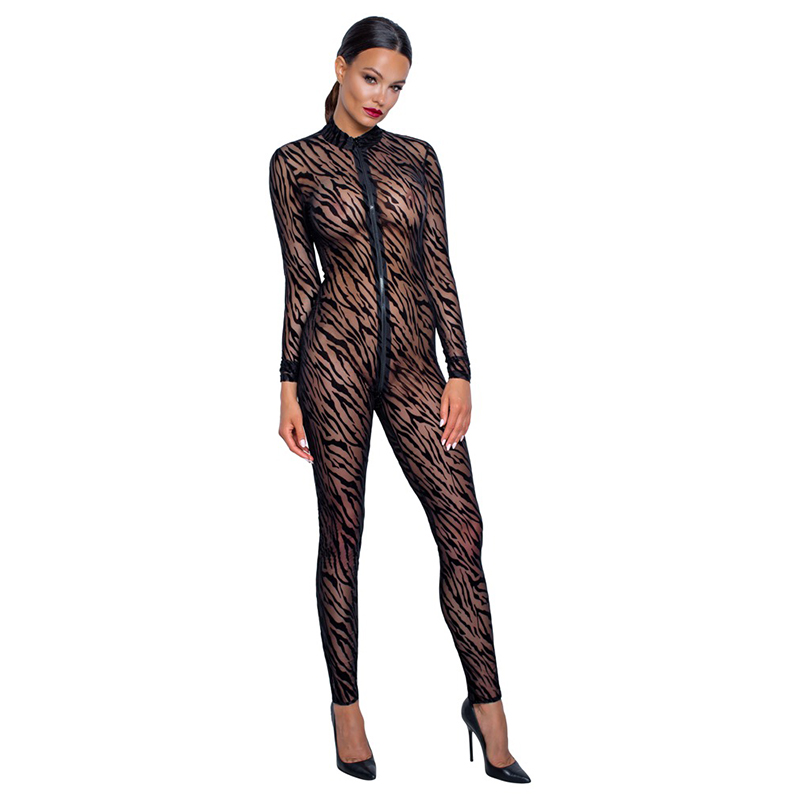Noir Handmade – Catsuit met safari print - Afbeelding 5