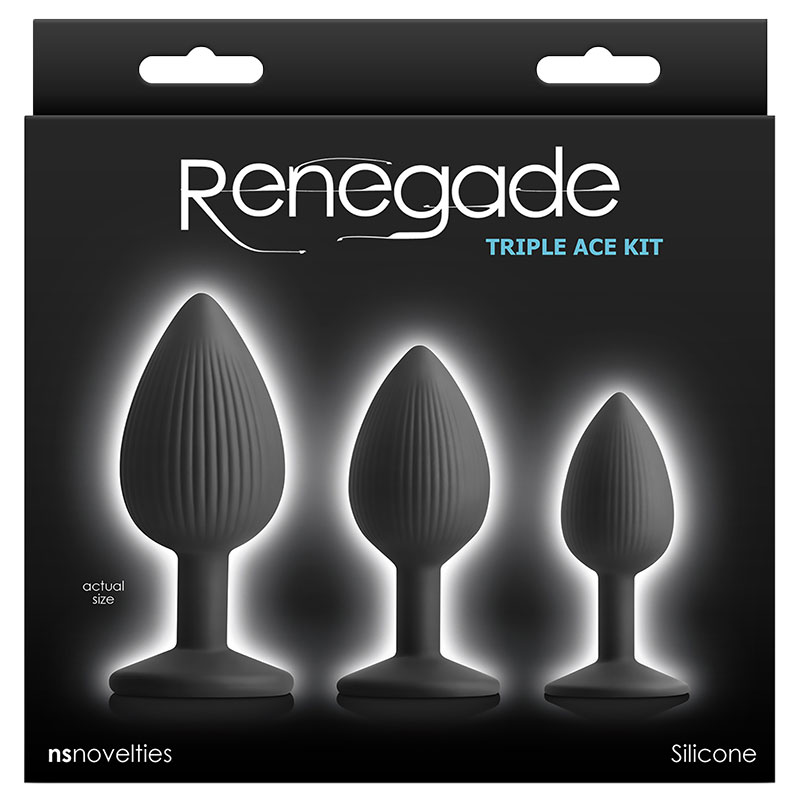Renegade - Triple Ace Kit Buttplug Set - Desireshop.nl