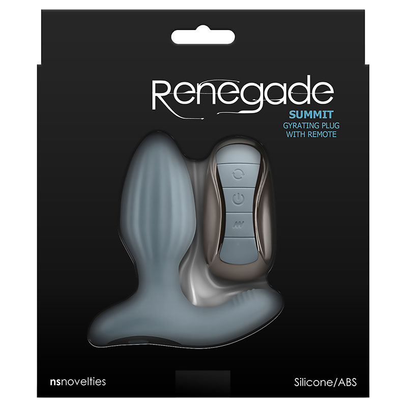 Renegade - Summit Gray vibrerende Buttplug - Desireshop.nl