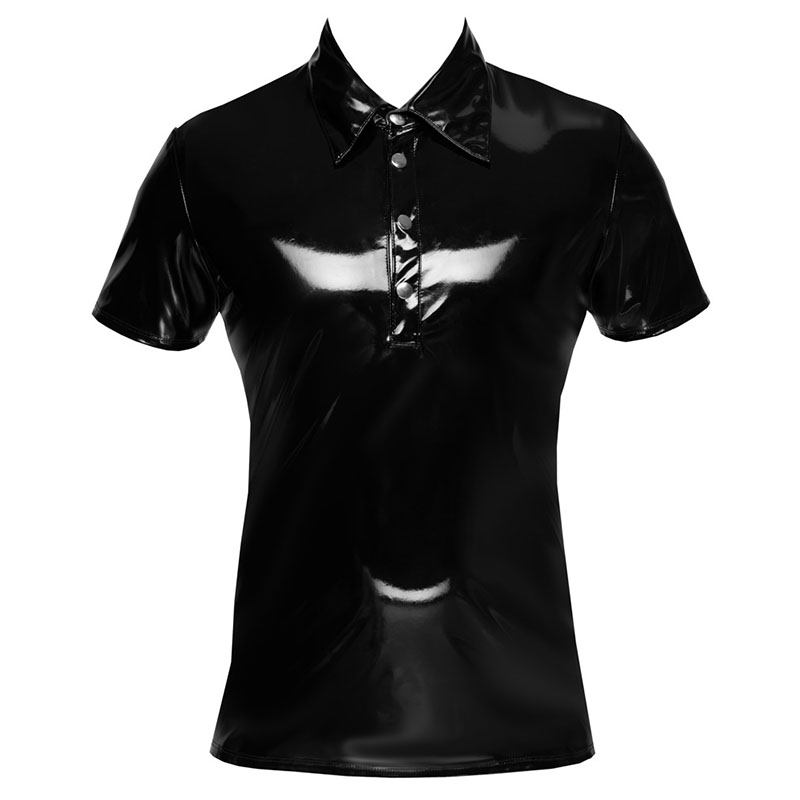 Lak Poloshirt met drukknopen - Afbeelding 6