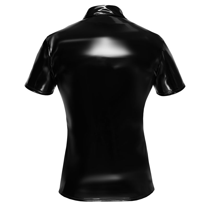 Lak Poloshirt met drukknopen - Afbeelding 5