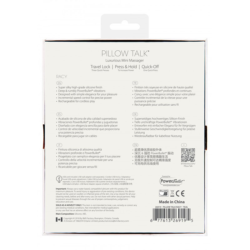 Racy G-Spot Vibrator Green - Pillow Talk - Desireshop.nl