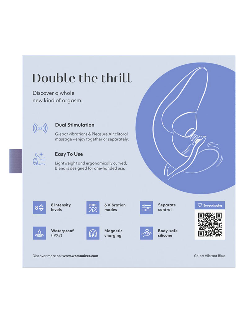 Womanizer - BLEND Blauw - Desireshop.nl