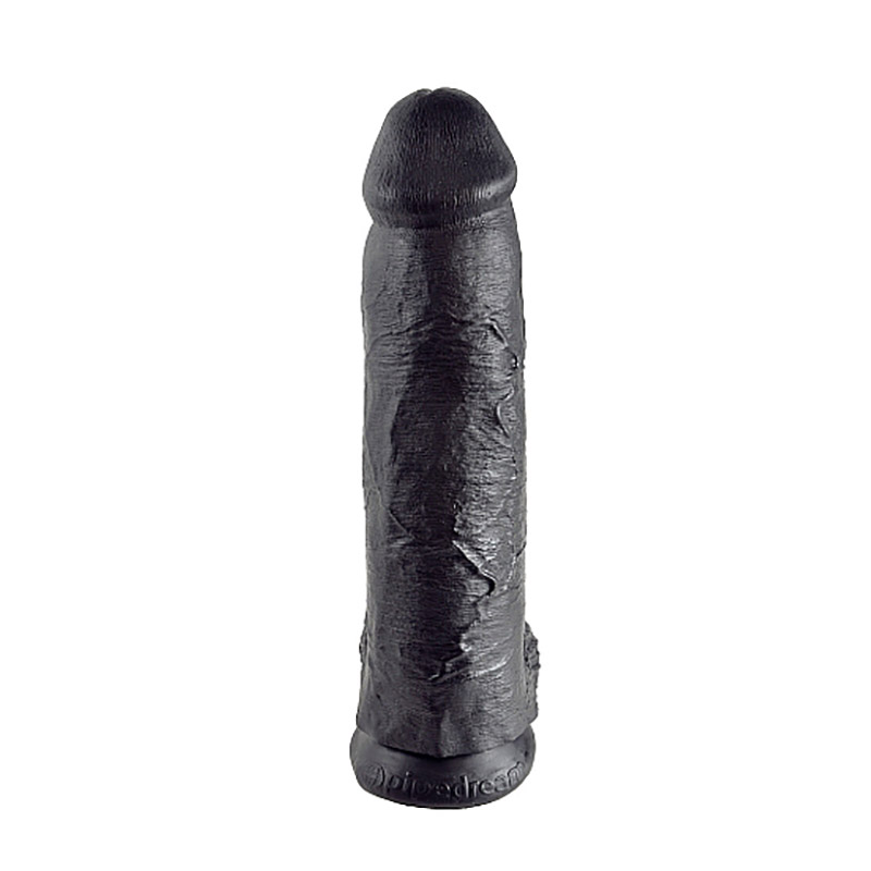 12 Inch Dildo Met Ballen Black - Desireshop.nl - Alkmaar