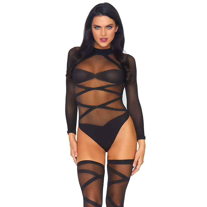 Leg Avenue - Bodysuit And Thigh Highs - Afbeelding 5