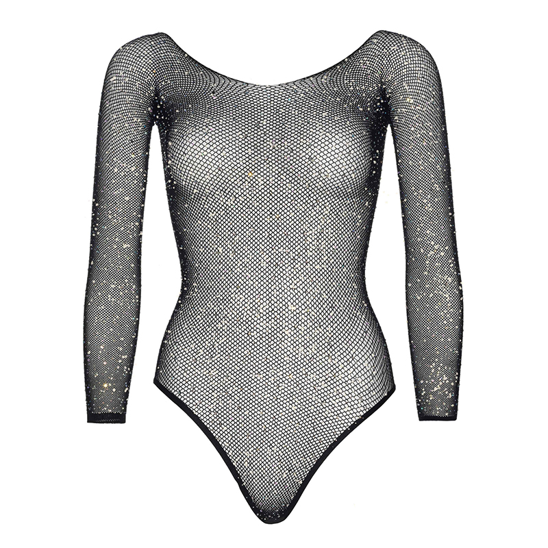 Leg Avenue - Crystalized fishnet bodysuit - Afbeelding 2