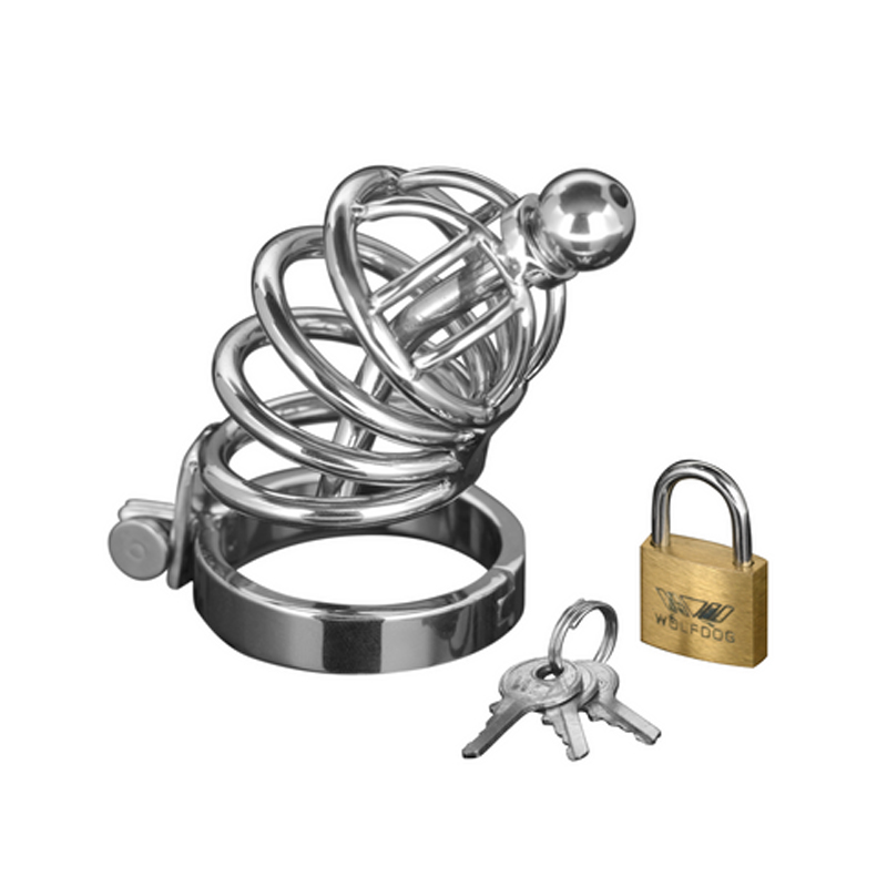 Master Series – Asylum Kuisheidskooi met 4 Ringen S/M - Desireshop.nl