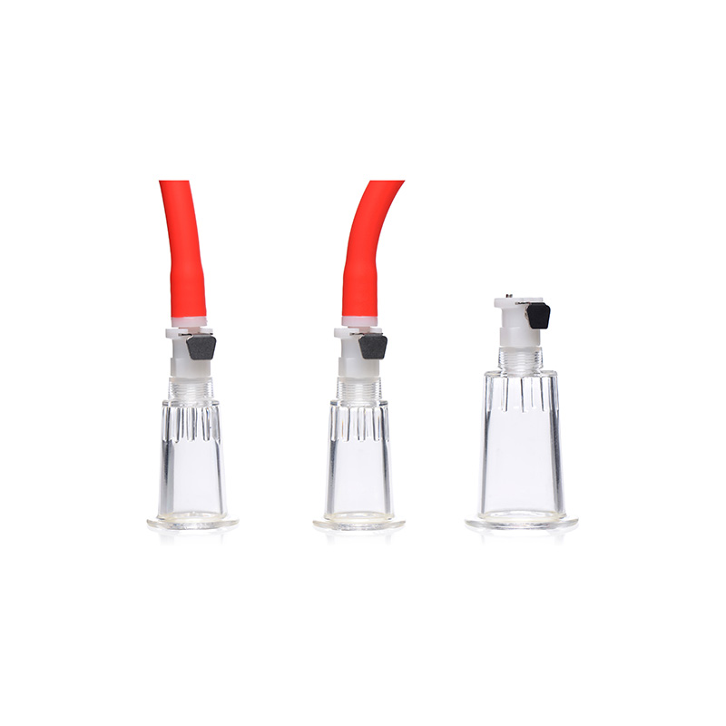 Master Series - 3 Weg Tepel en Clit Pomp Systeem - Afbeelding 6