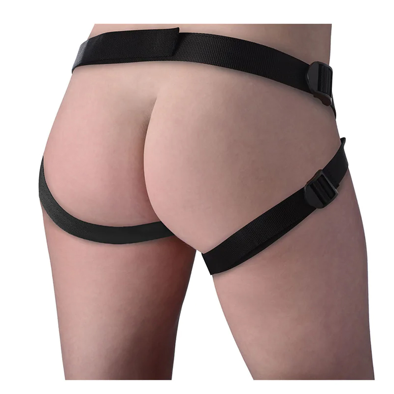 XR Brands – Seducer harnas met 18 cm Siliconen dildo - Desireshop.nl