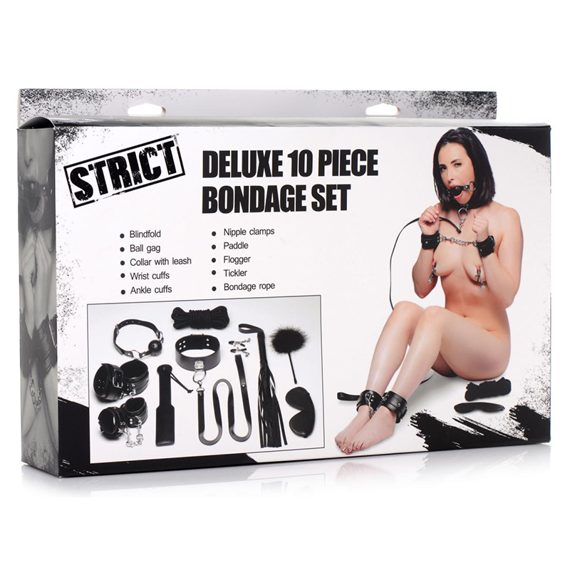 XR Brands – Deluxe 10-delige bondage set - Afbeelding 2