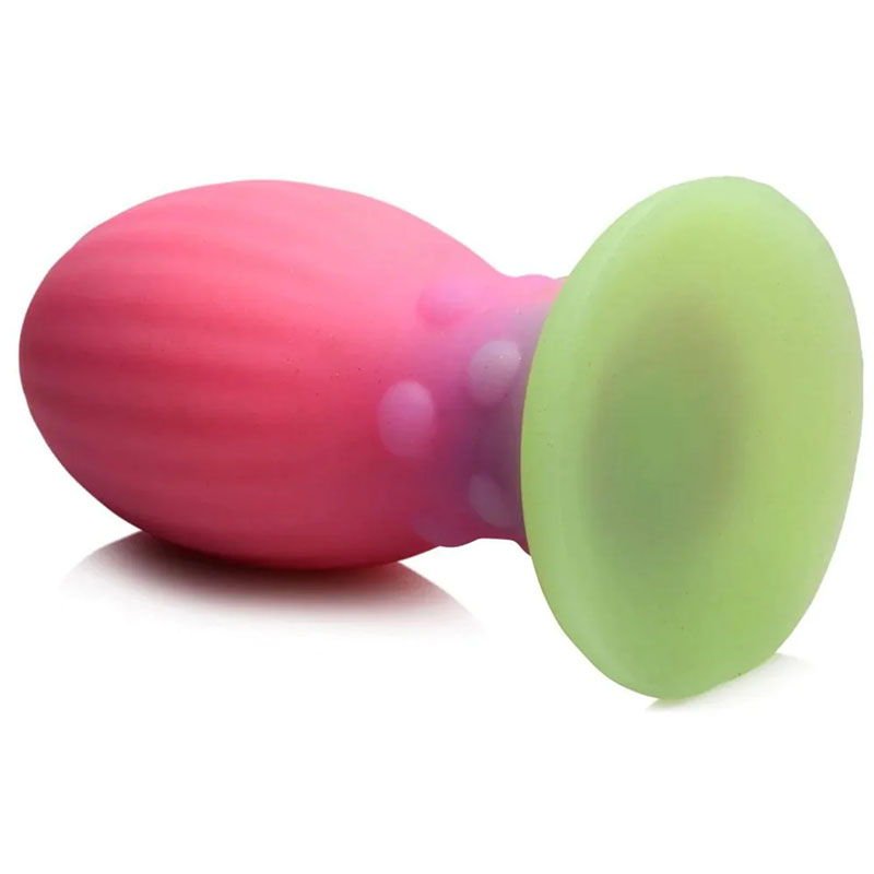 XR Brands – Xeno Egg Glow in the Dark Siliconen Egg XL - Desireshop.nl