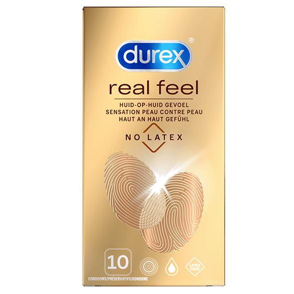 Durex Real Feeling latexvrije Condooms 10 st - Desireshop.nl