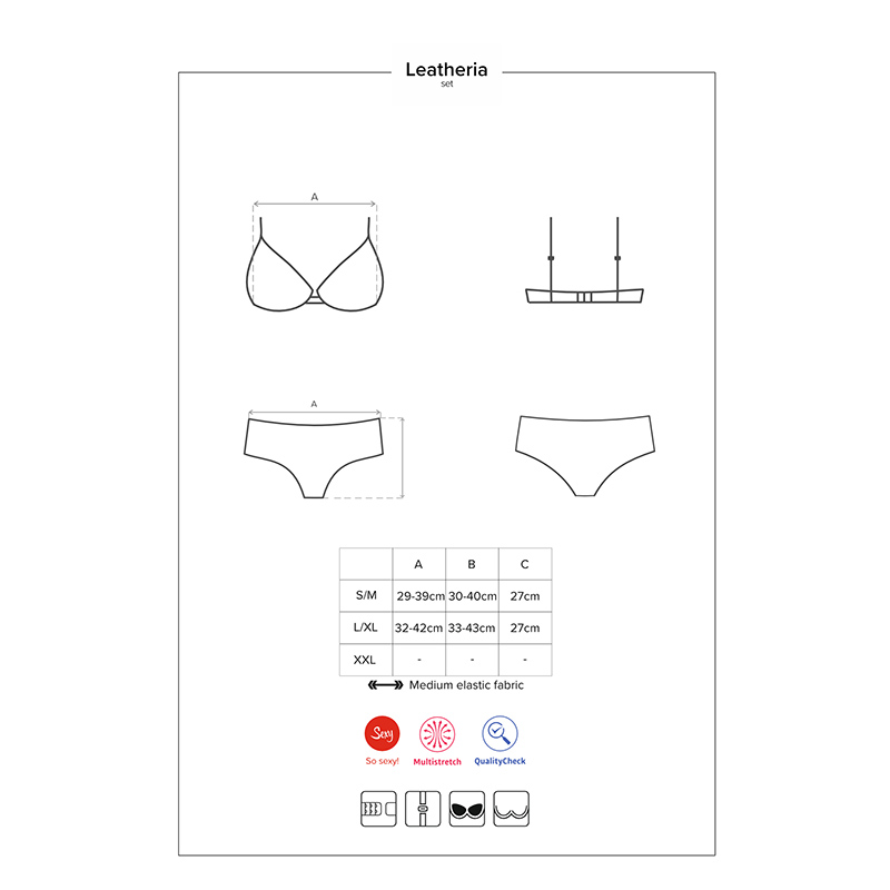 Obsessive Leatheria 2 pcs Set - Desireshop.nl