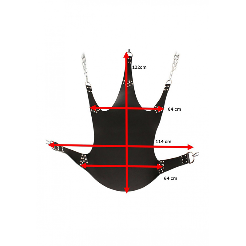 lederen 5 punts sling - Afbeelding 3