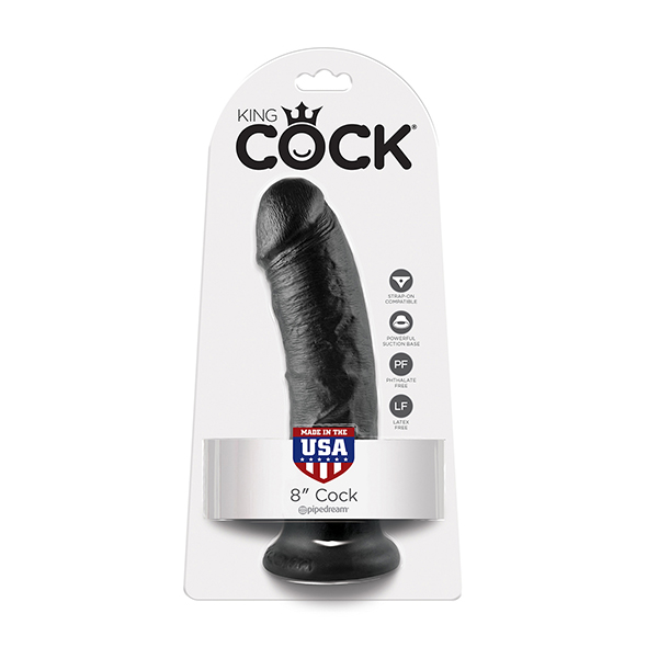 8 Inch Cock - Black