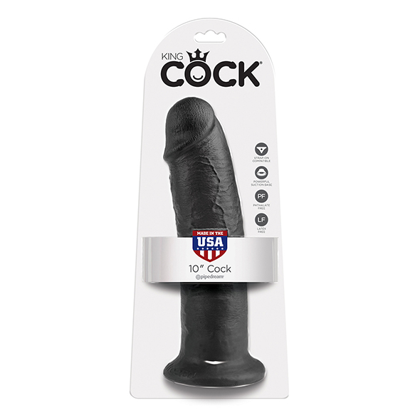 10 Inch Cock - Black