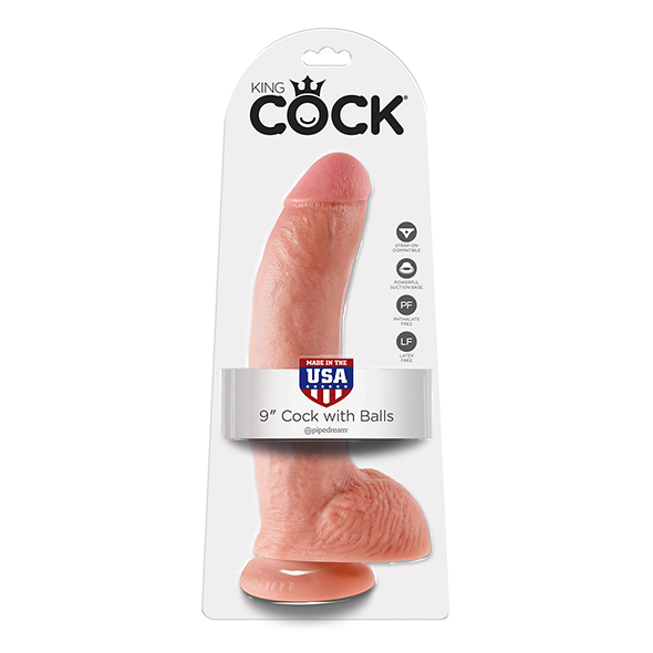 9 Inch Cock - With Balls - Skin
